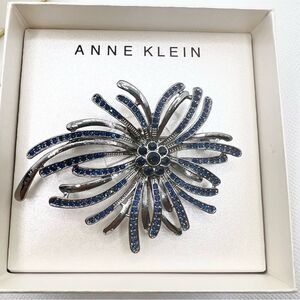 New Anne Klein Jeweled Statement Pin Brooch